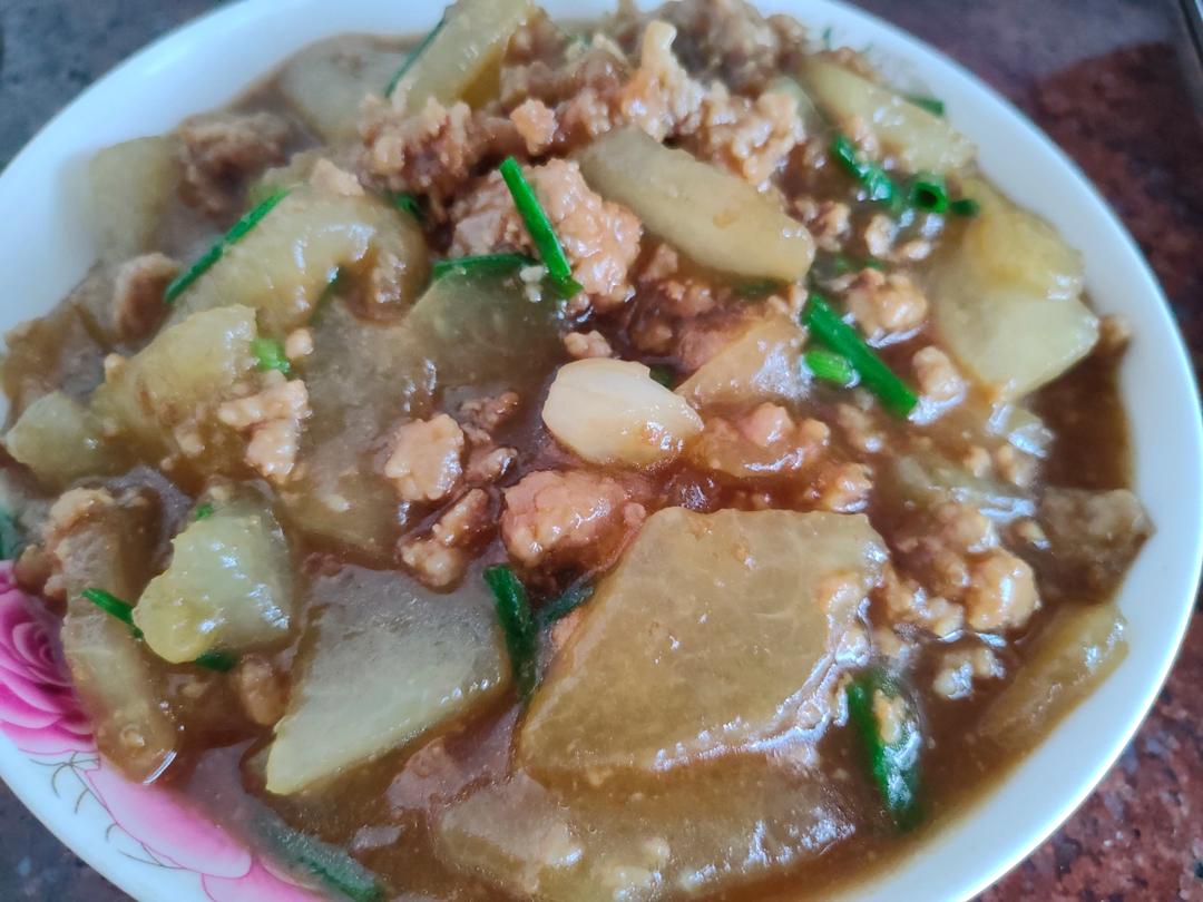 肉末炒冬瓜(超下饭)