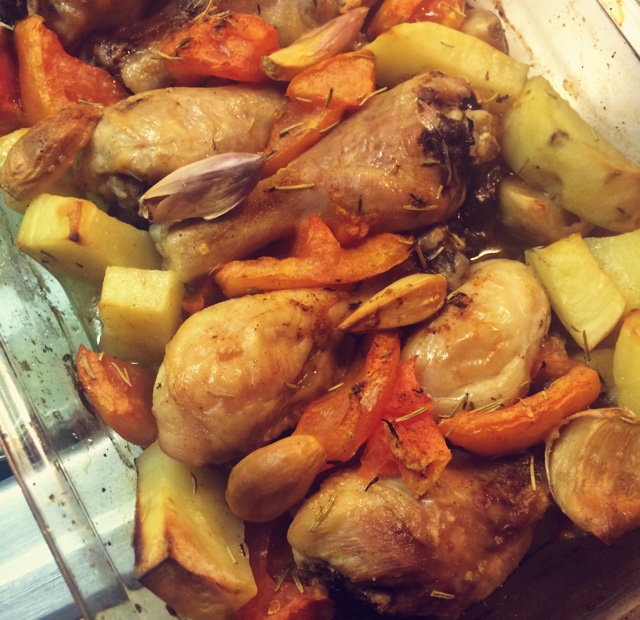 番茄大蒜香草烤鸡腿（庄祖宜）