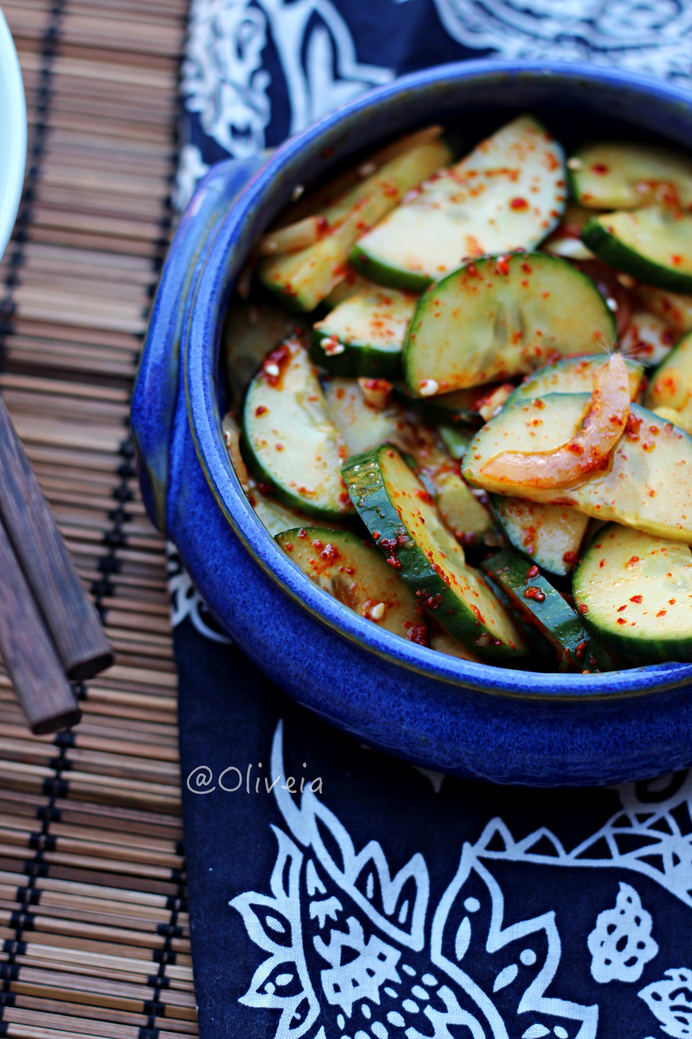 韩式小菜辣黄瓜／Spicy cucumber