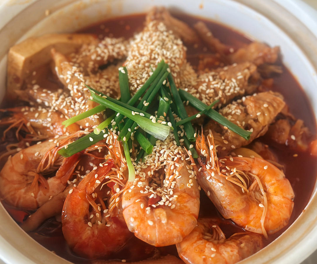 胖哥俩鸡翅明虾煲