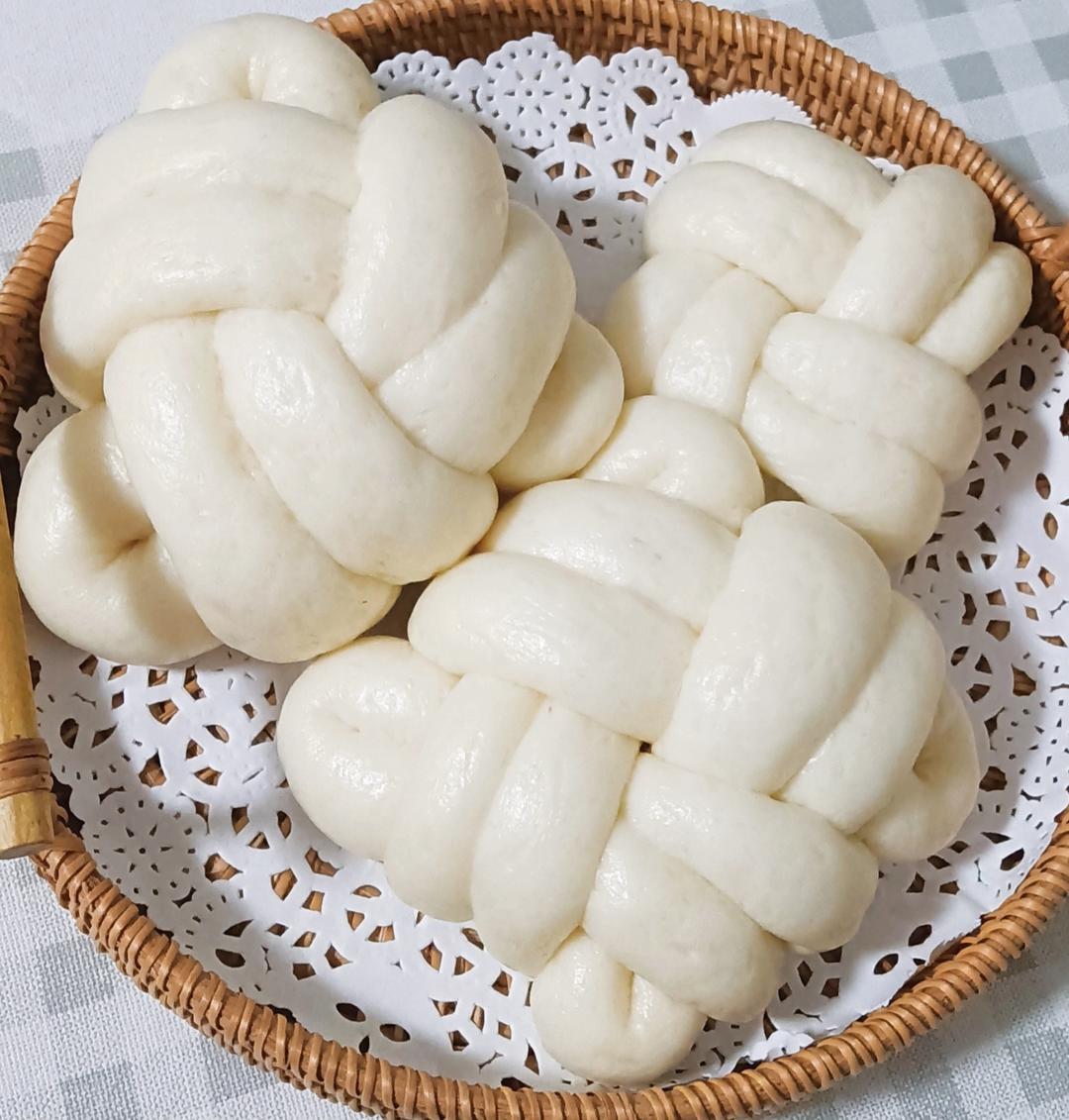 图解三款纽结馒头编法