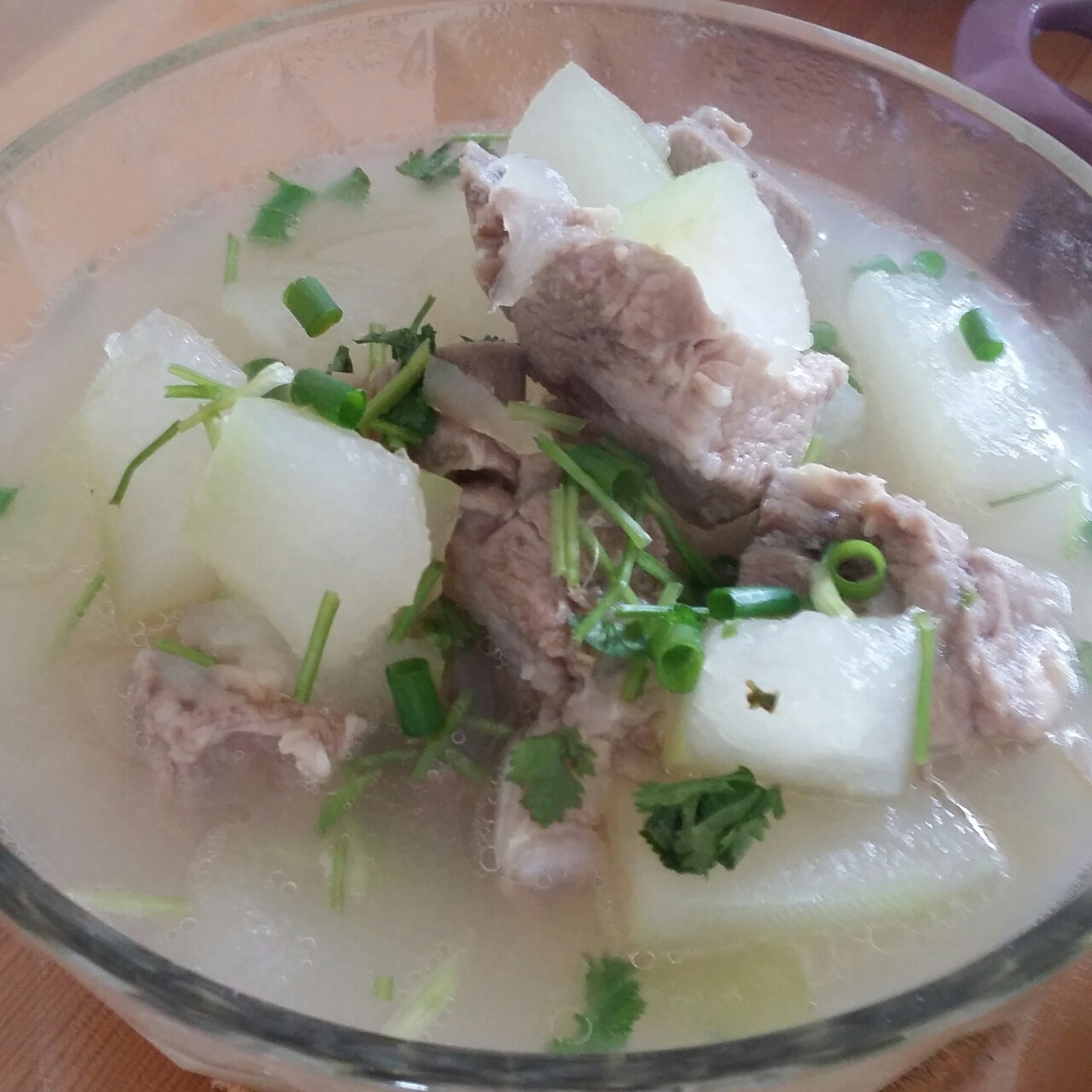 haoyueyuehao做的冬瓜排骨汤