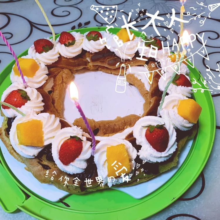 高颜值的花环泡芙