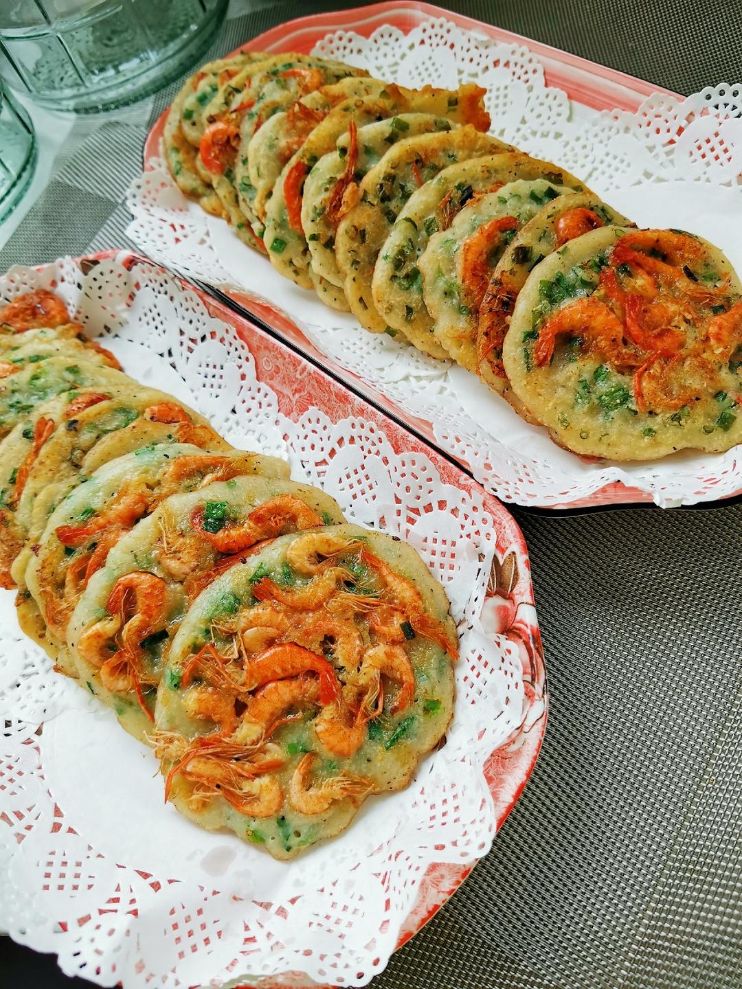 菜兰子的美食做的湛江炸虾饼