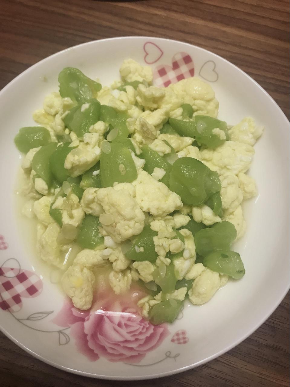 丝瓜炒蛋