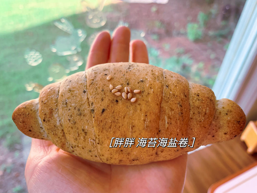 海苔面包卷（汤种法 柔软又拉丝）