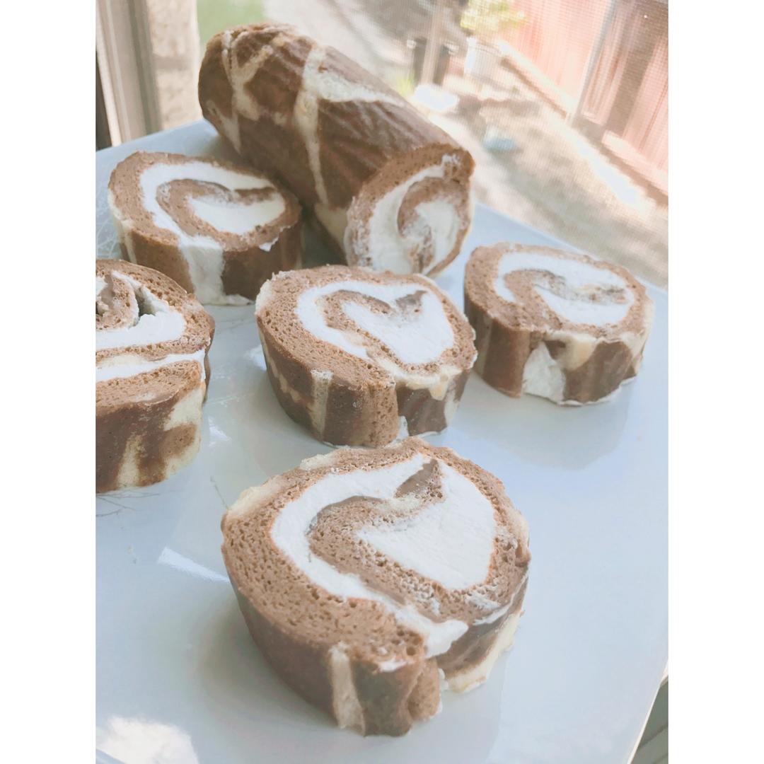 奶牛蛋糕卷+长颈鹿蛋糕卷