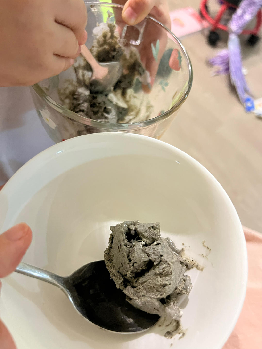 黑芝麻冰淇淋