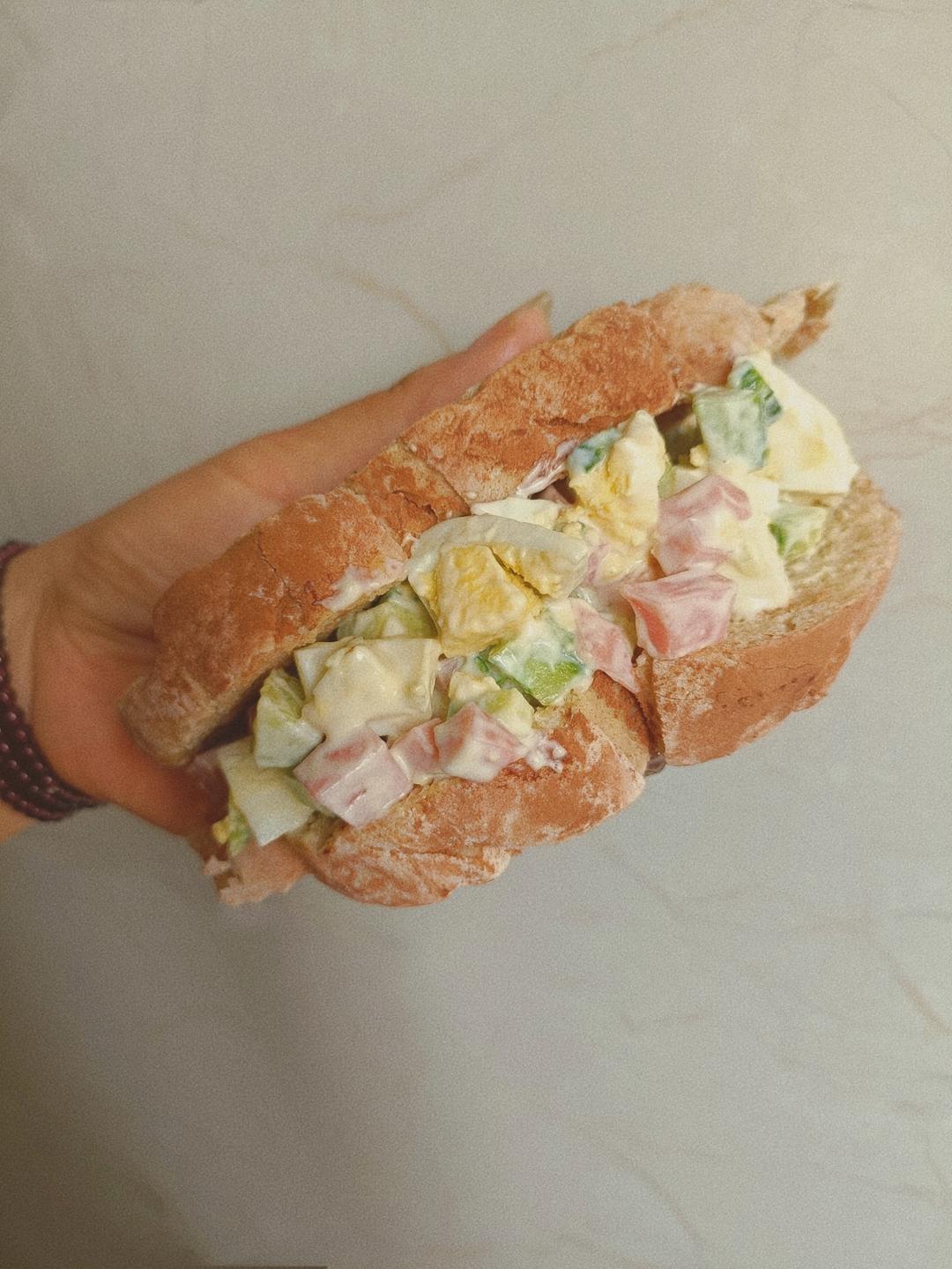 简单营养早餐-鸡蛋麦满分