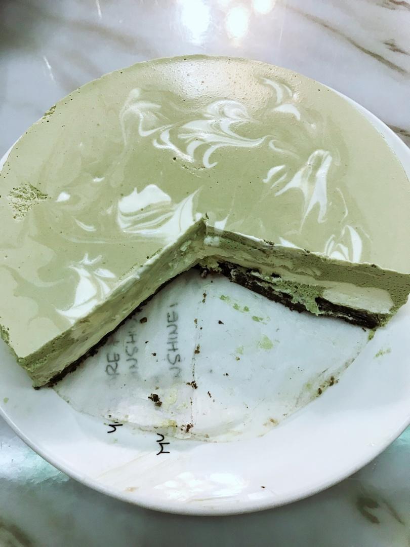 抹茶大理石慕斯