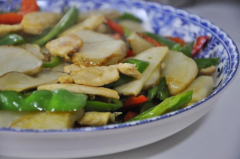 下饭菜：洋姜小炒肉