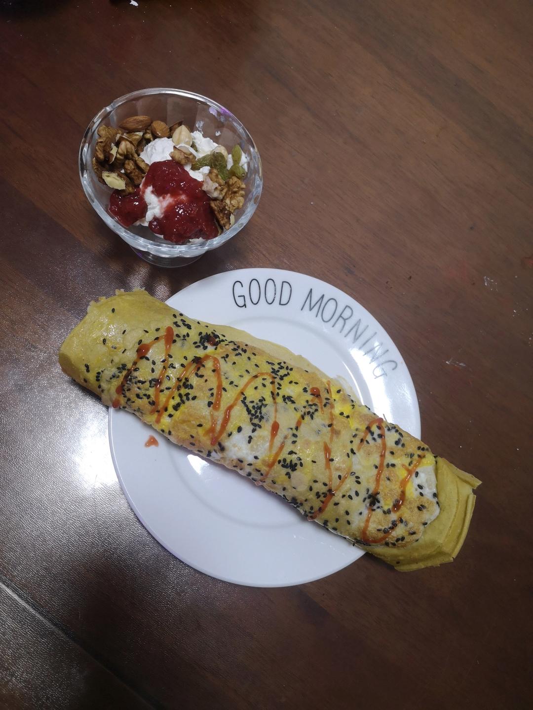 家庭版最好吃的杂粮煎饼！