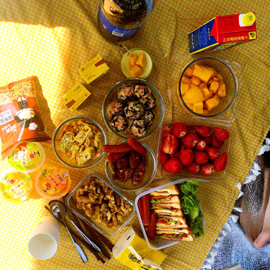 自从有了一张野餐垫。。