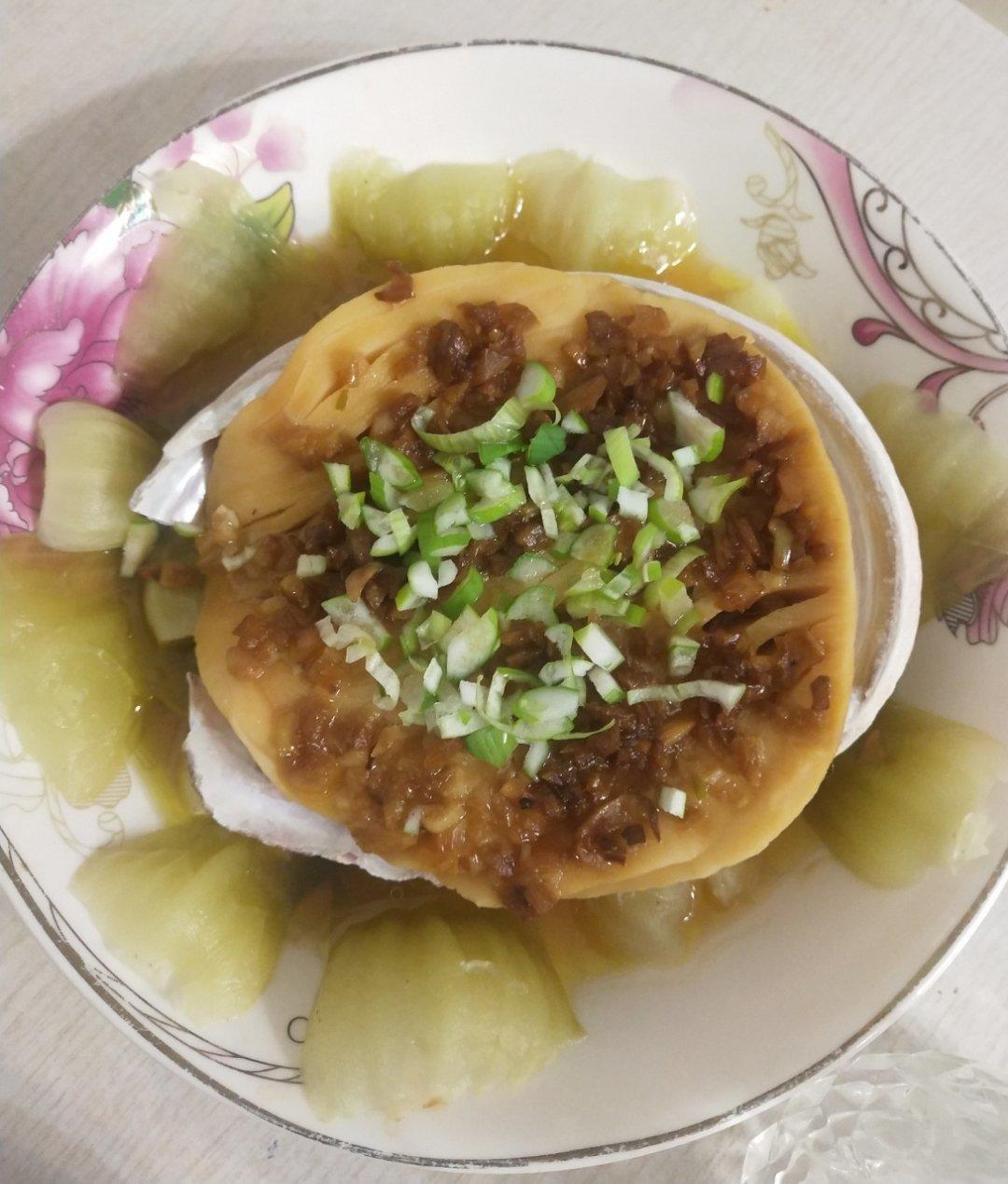 蒜蓉蒸黄金鲍