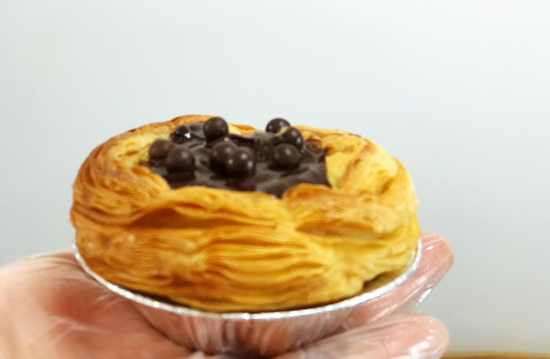 【有奖跟做】醇香丝滑|爆浆巧克力🍫脏脏蛋挞