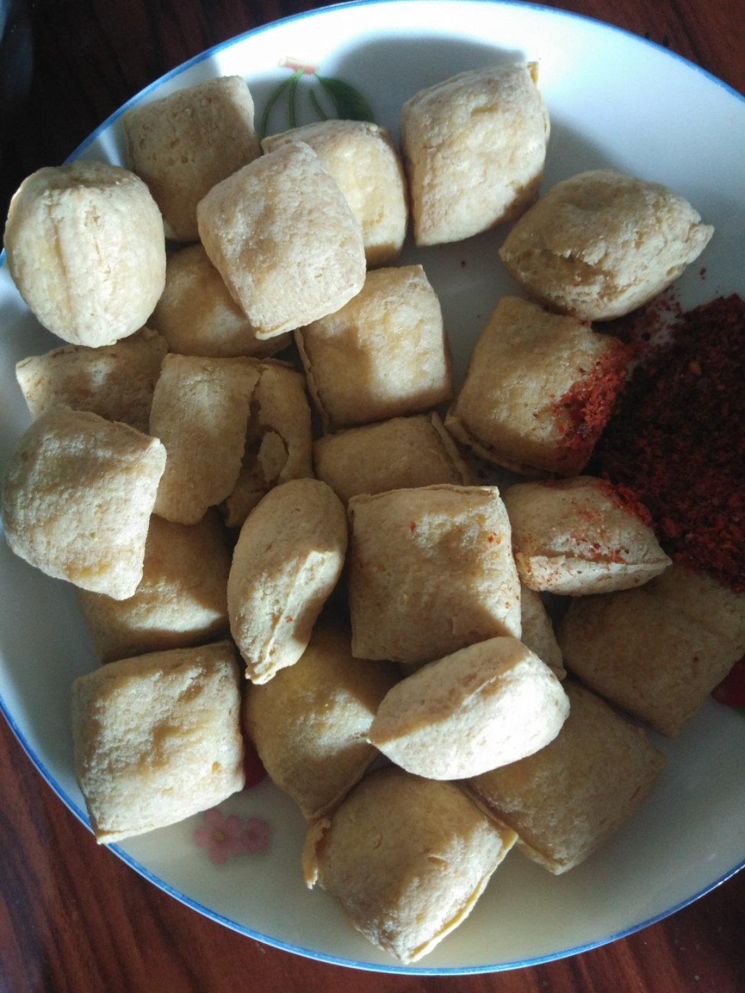 煎臭豆腐