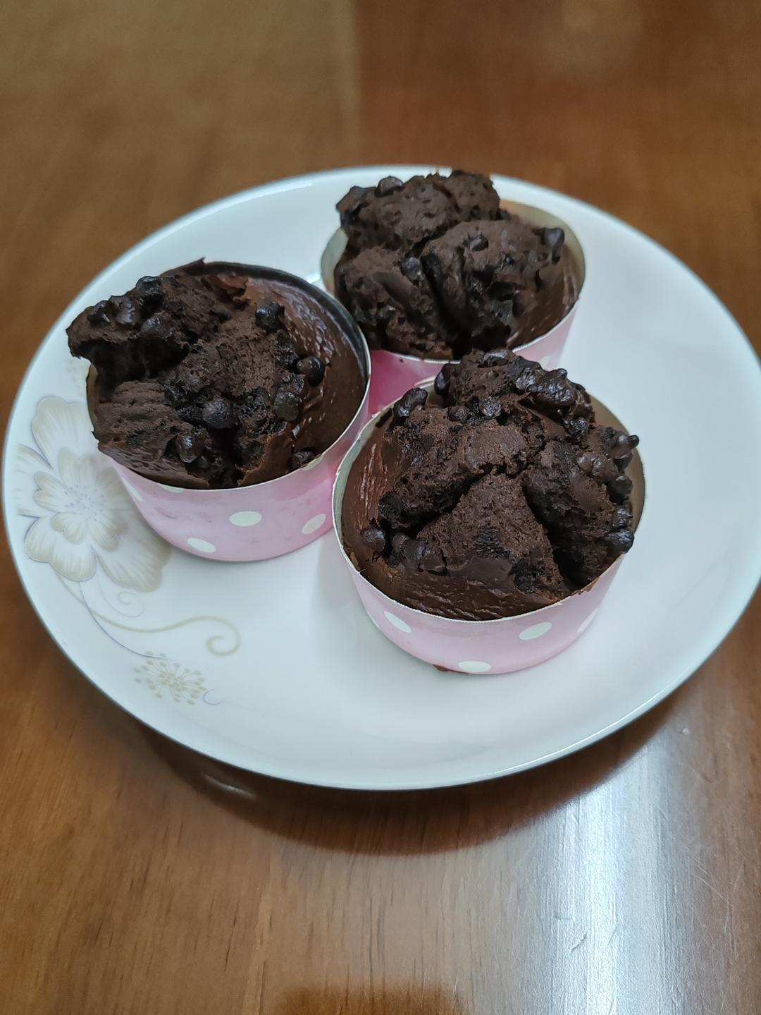 在家做巧克力蘑菇头麦芬蛋糕🍫