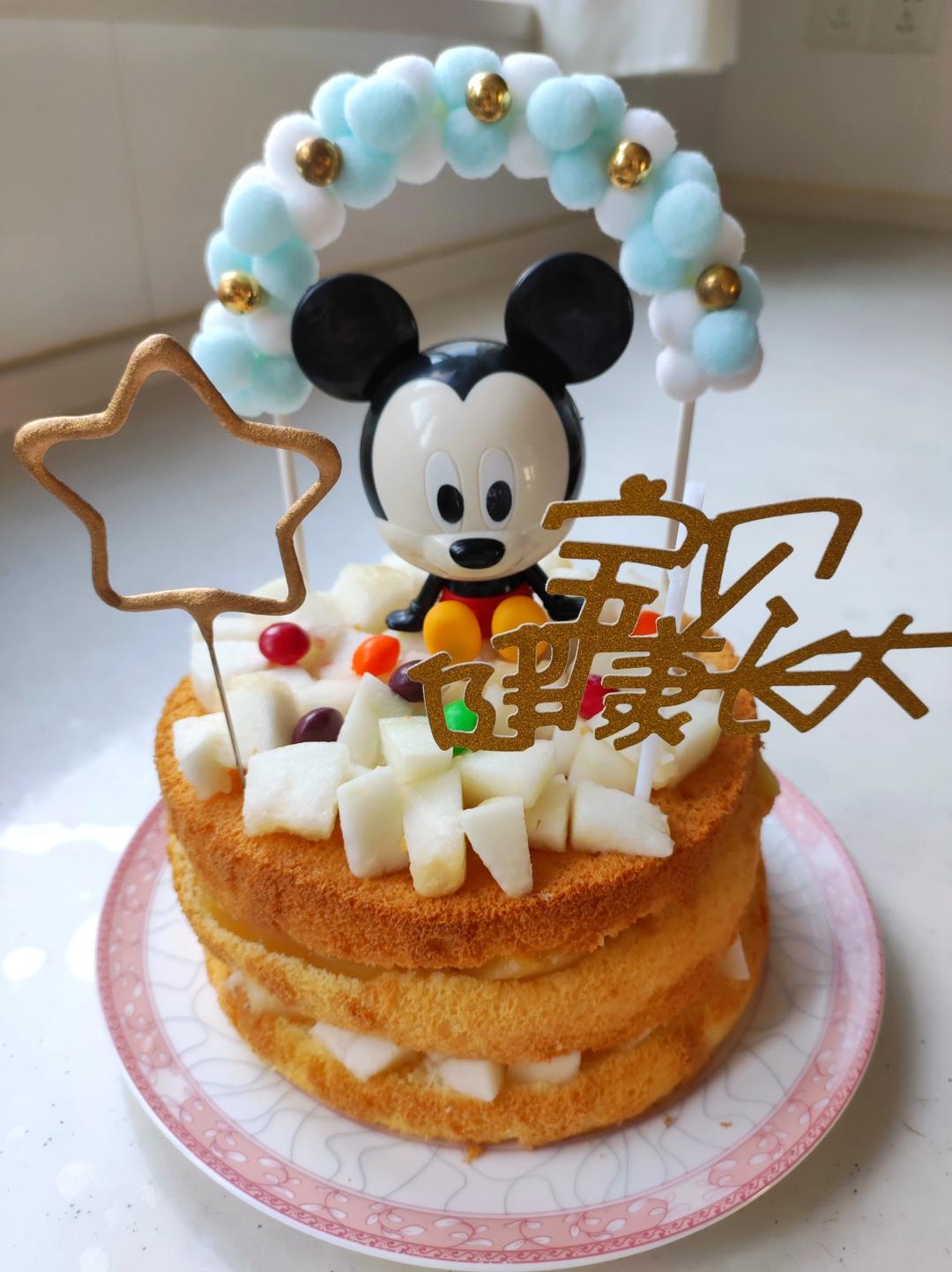 视频菜谱:红丝绒裸蛋糕6寸