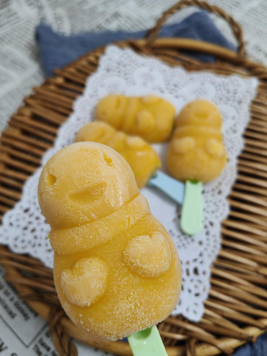 清爽解渴的芒果冰棍，不油腻不糊嘴