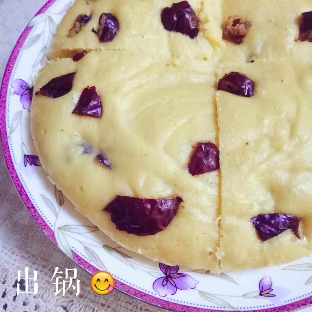 红枣玉米发糕