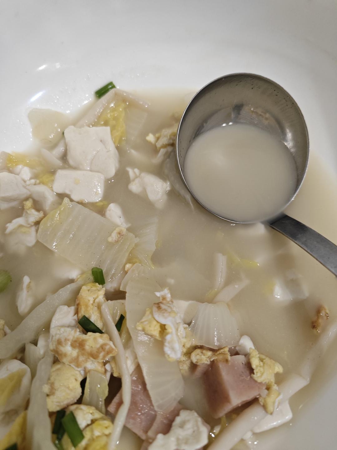 白菜三鲜汤