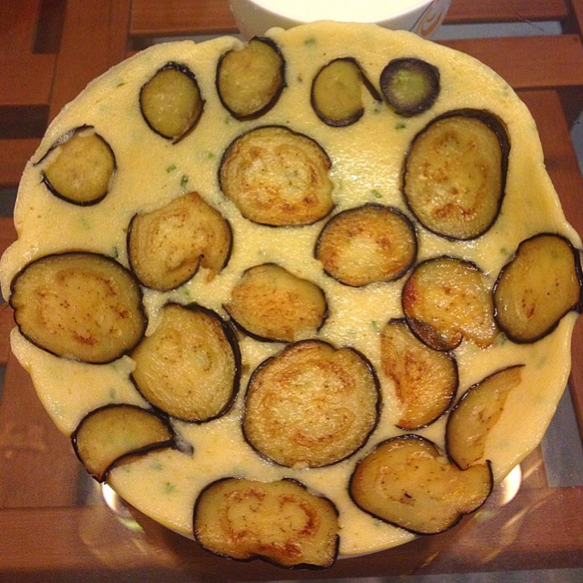 茄子鸡蛋饼