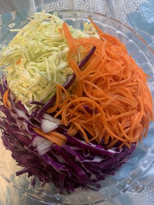 紫甘蓝蔬菜沙拉的做法 步骤5