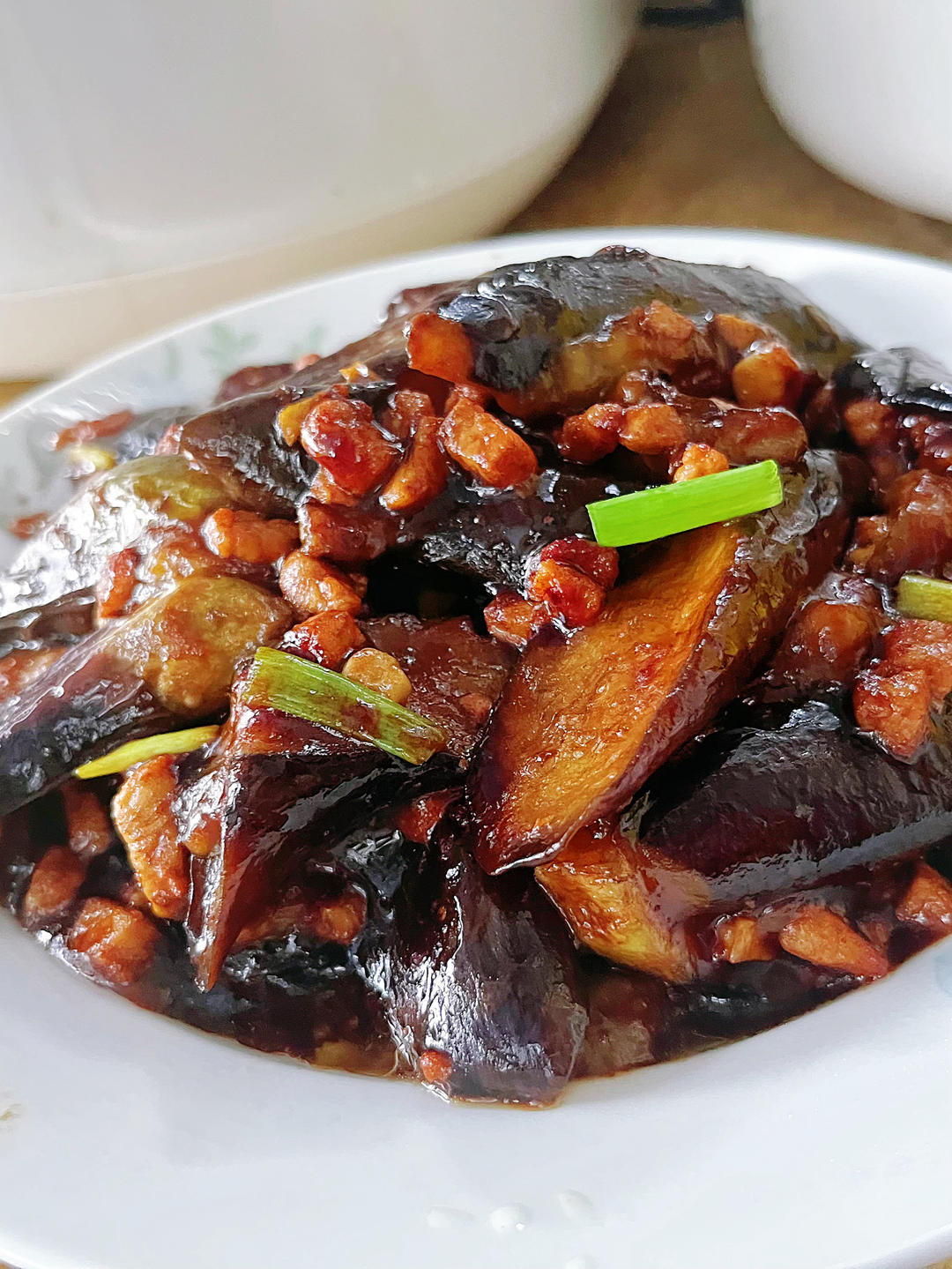 超级下饭酱香味肉末茄子