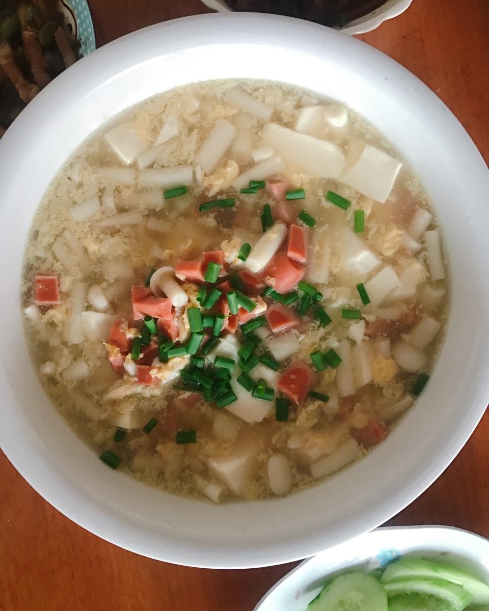 豆腐菌菇汤