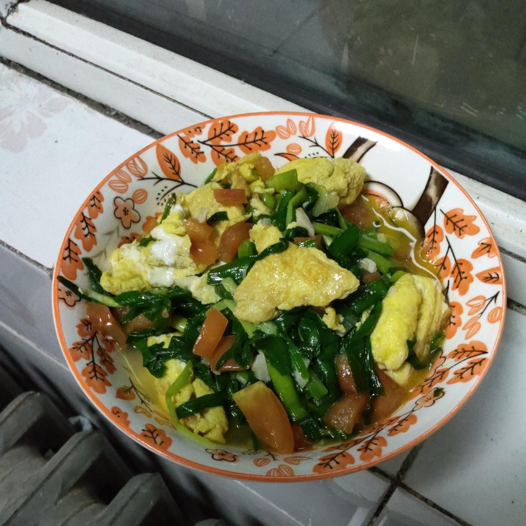 韭菜炒鸡蛋——三分钟快手下饭菜 掌握火候的秘诀