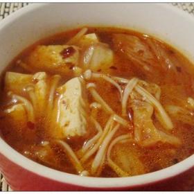 韩式泡菜豆腐汤