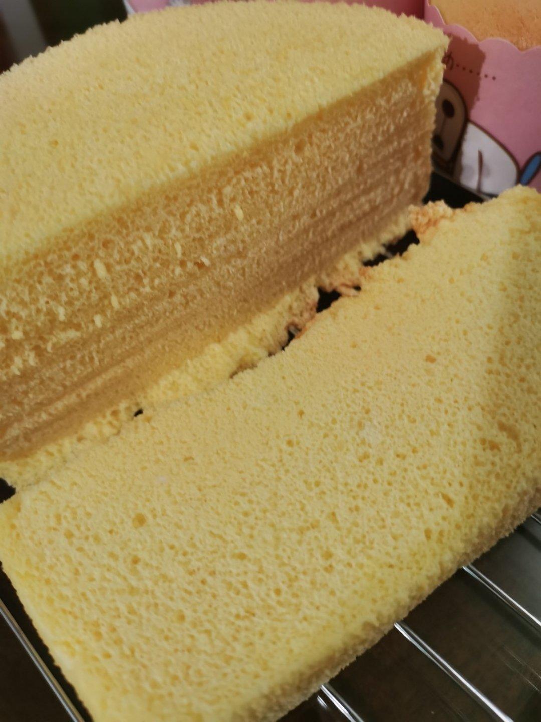 低糖低油~不裂不塌水光肌戚风蛋糕