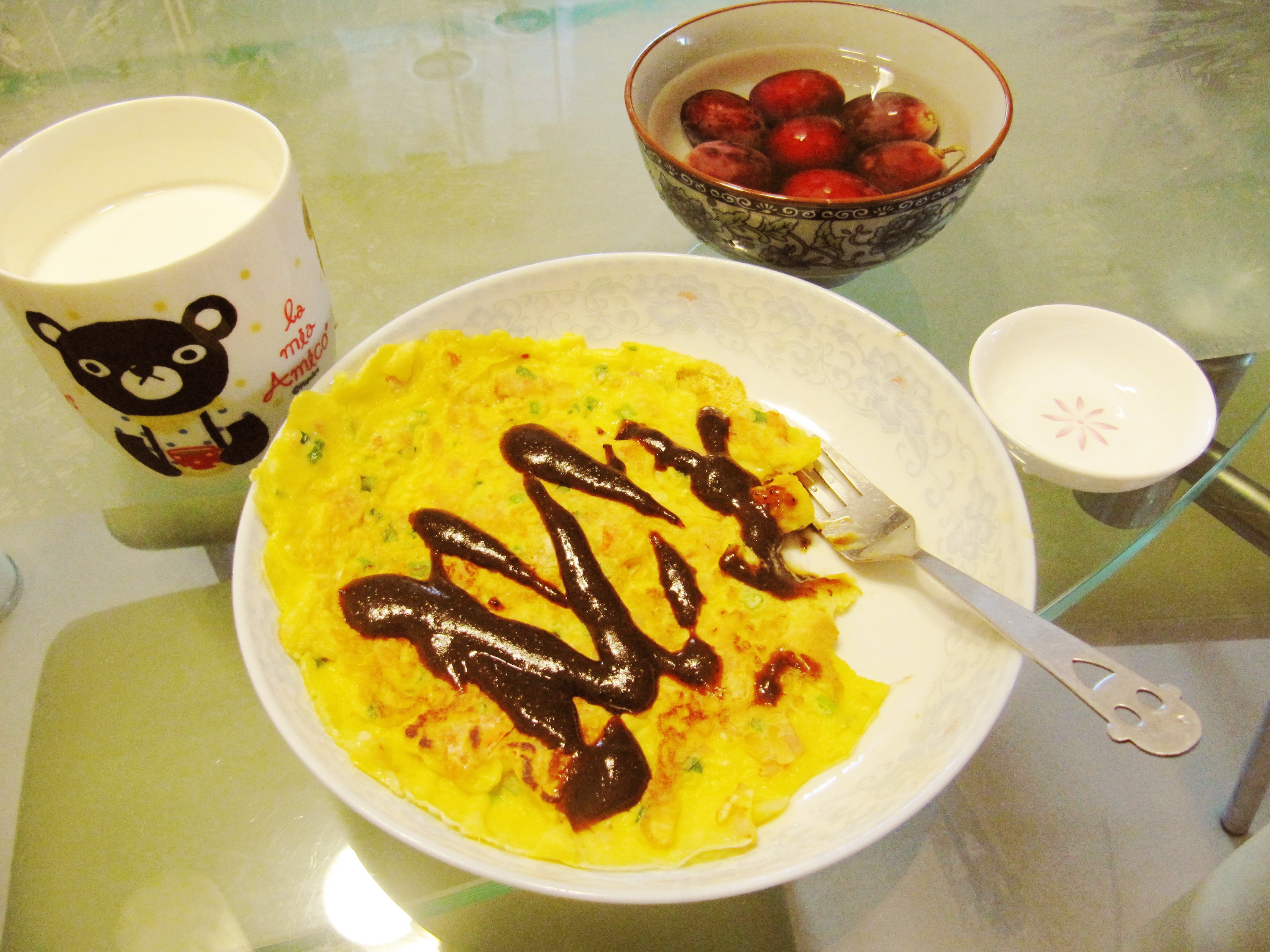 葱花鸡蛋饼