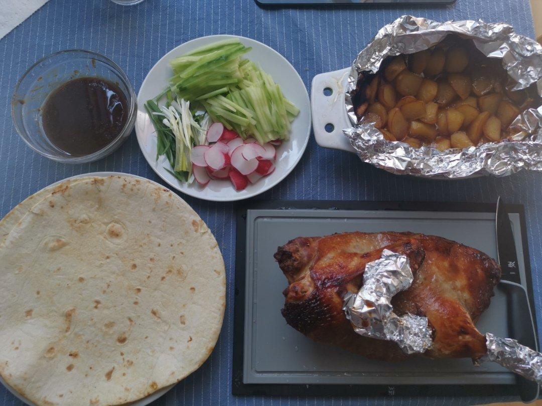 自制烤鸭（附荷叶饼制作方法）