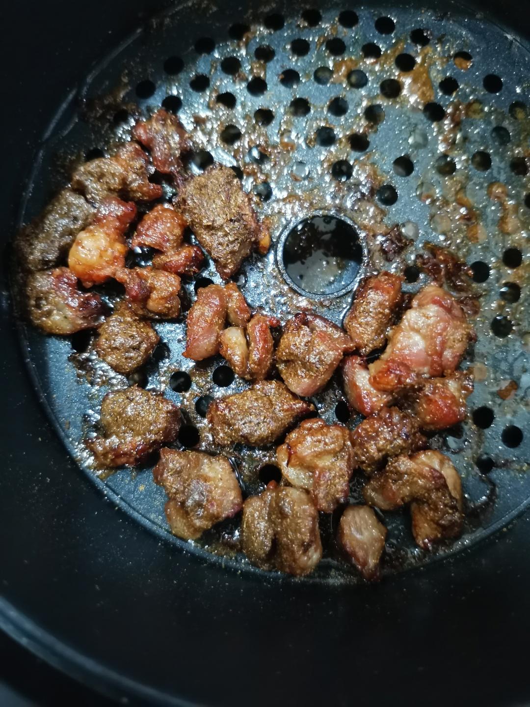 无签羊肉串（空气炸锅版接近炭烤口感）