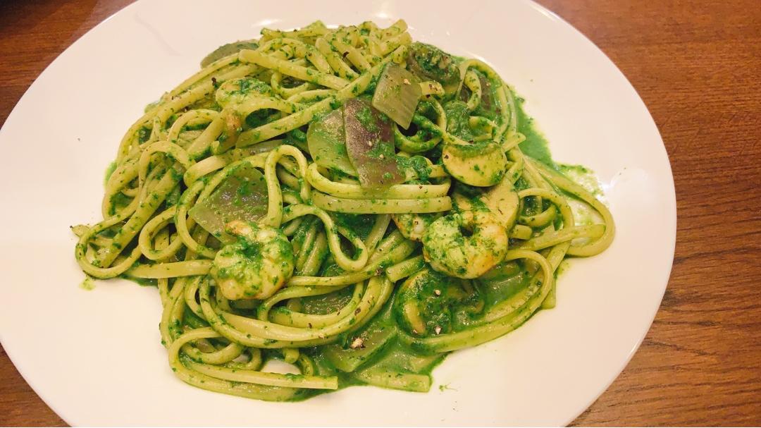 健康低卡吃意面——菠菜意大利面