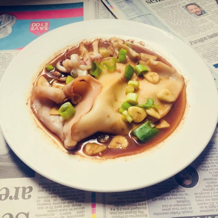 清蒸大鱿鱼