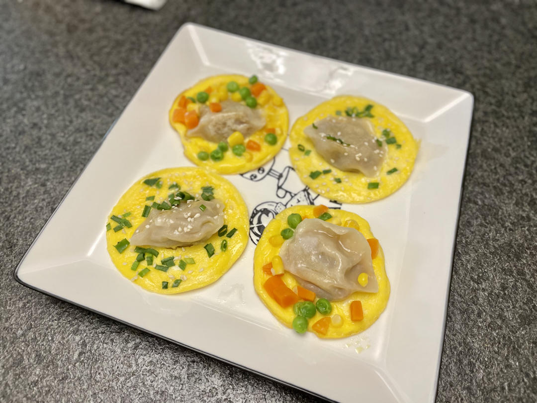 蛋抱煎饺（速冻饺）