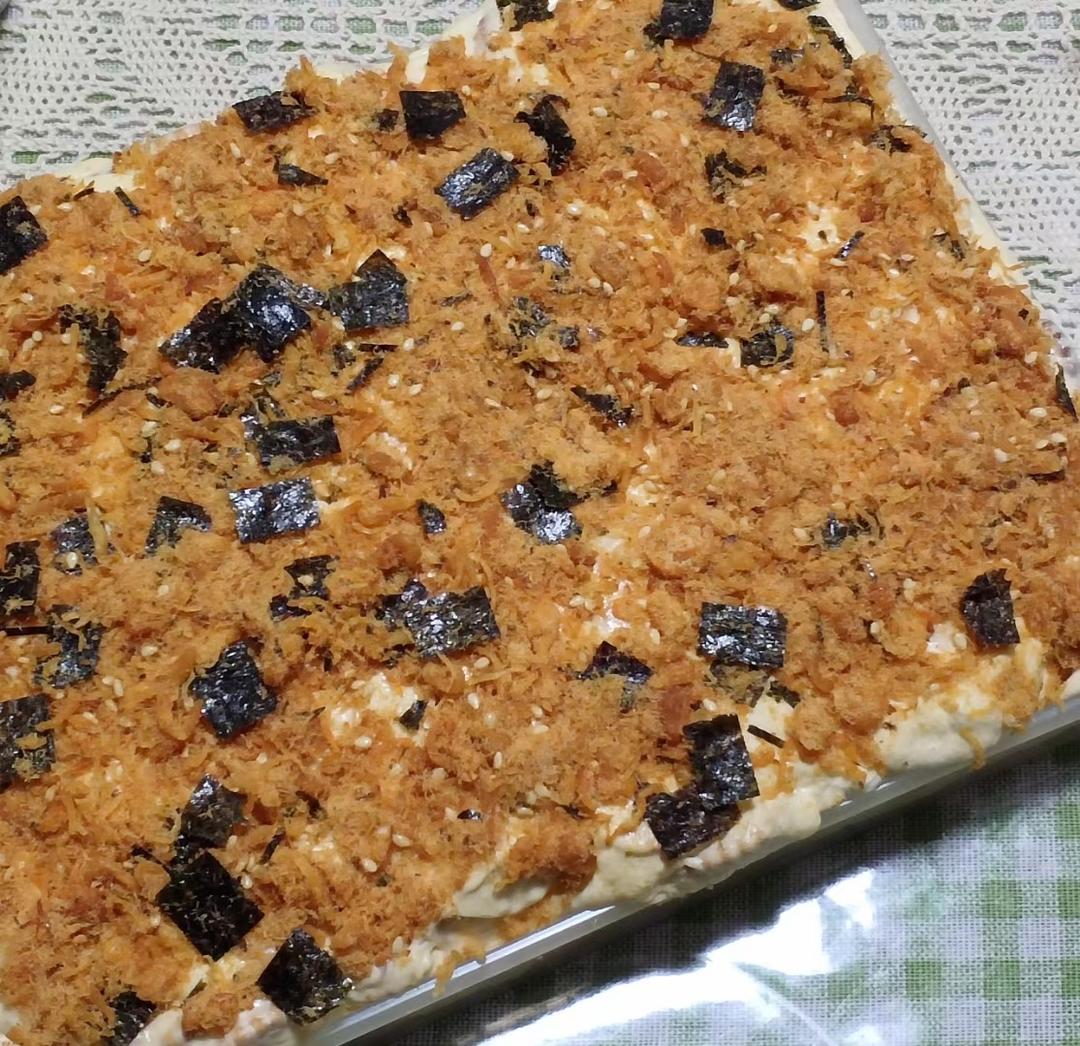 🔥咸蛋黄肉松雪花酥