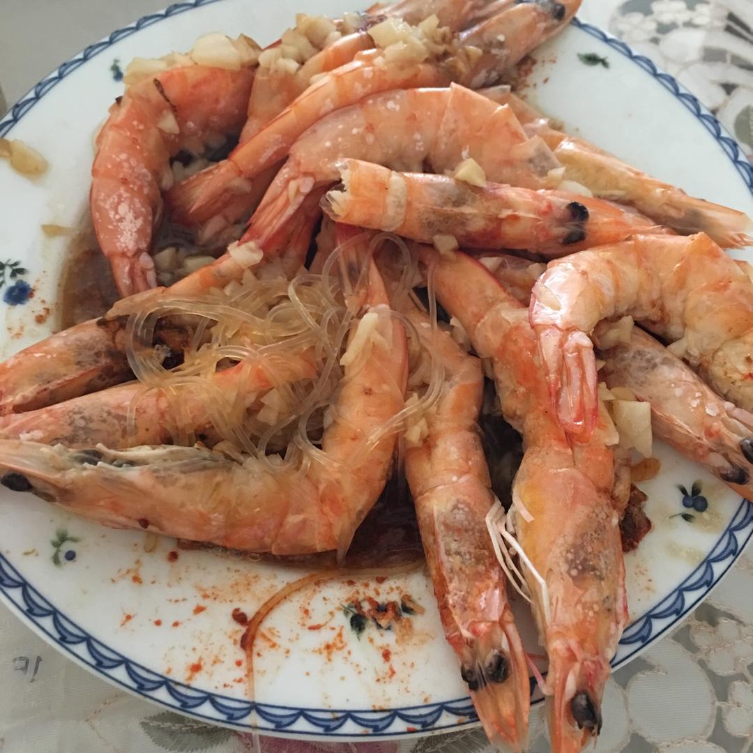 蒜蓉粉丝蒸虾