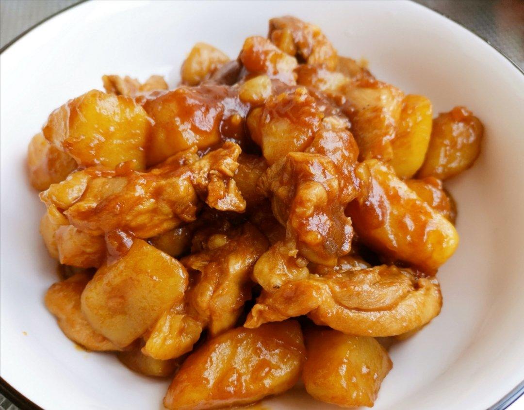 土豆焖鸡腿