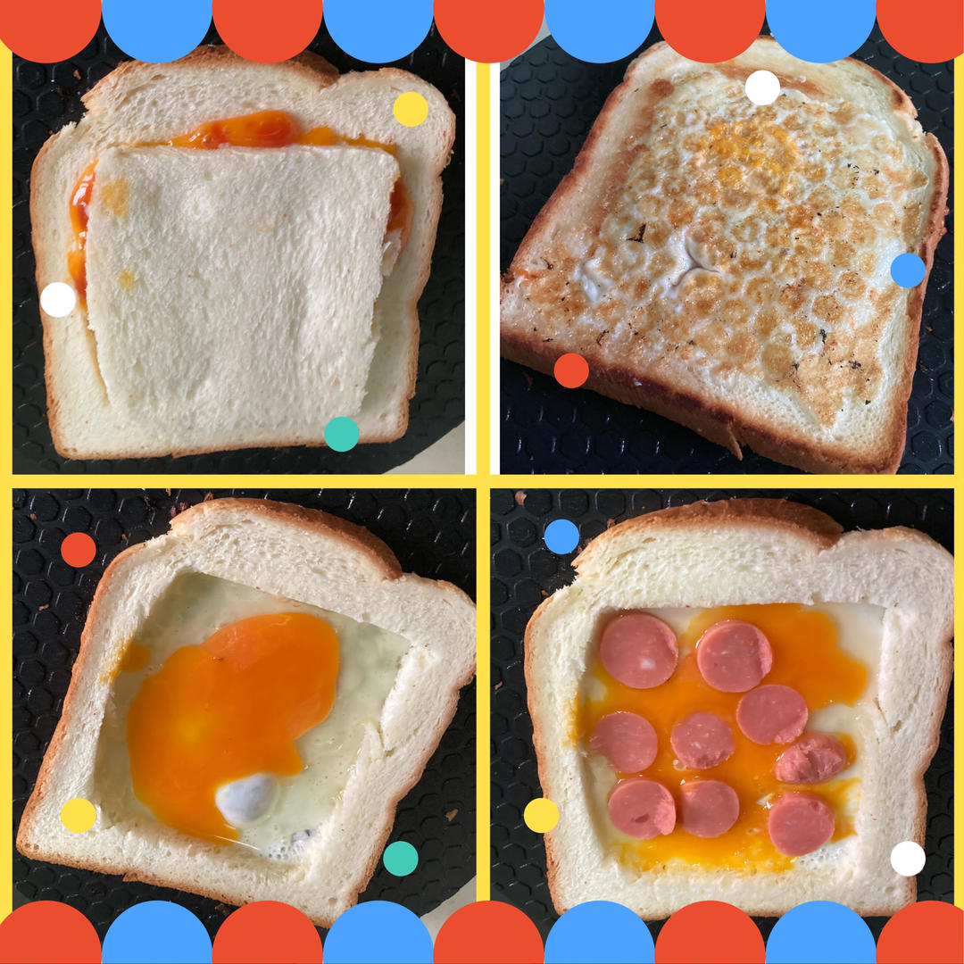 香肠鸡蛋吐司面包