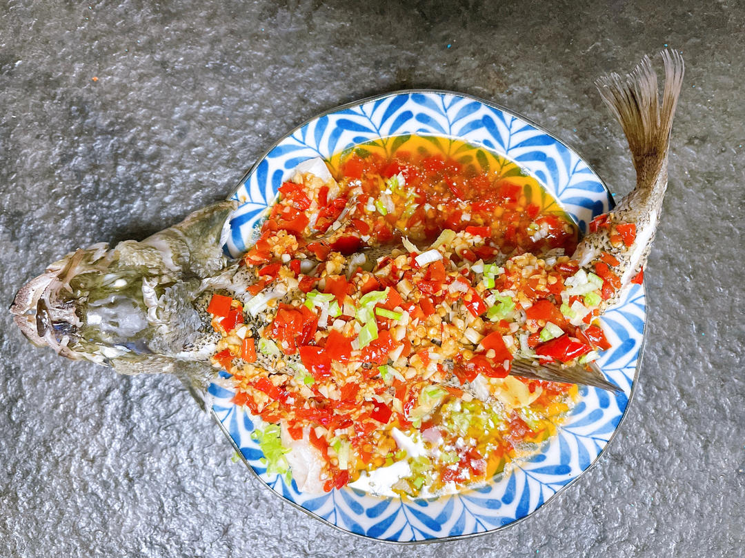 🌶️剁椒鲈鱼🐟微辣鲜香㊙️满腹❤️机
