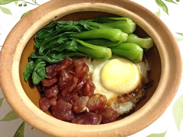 腊肠煲仔饭