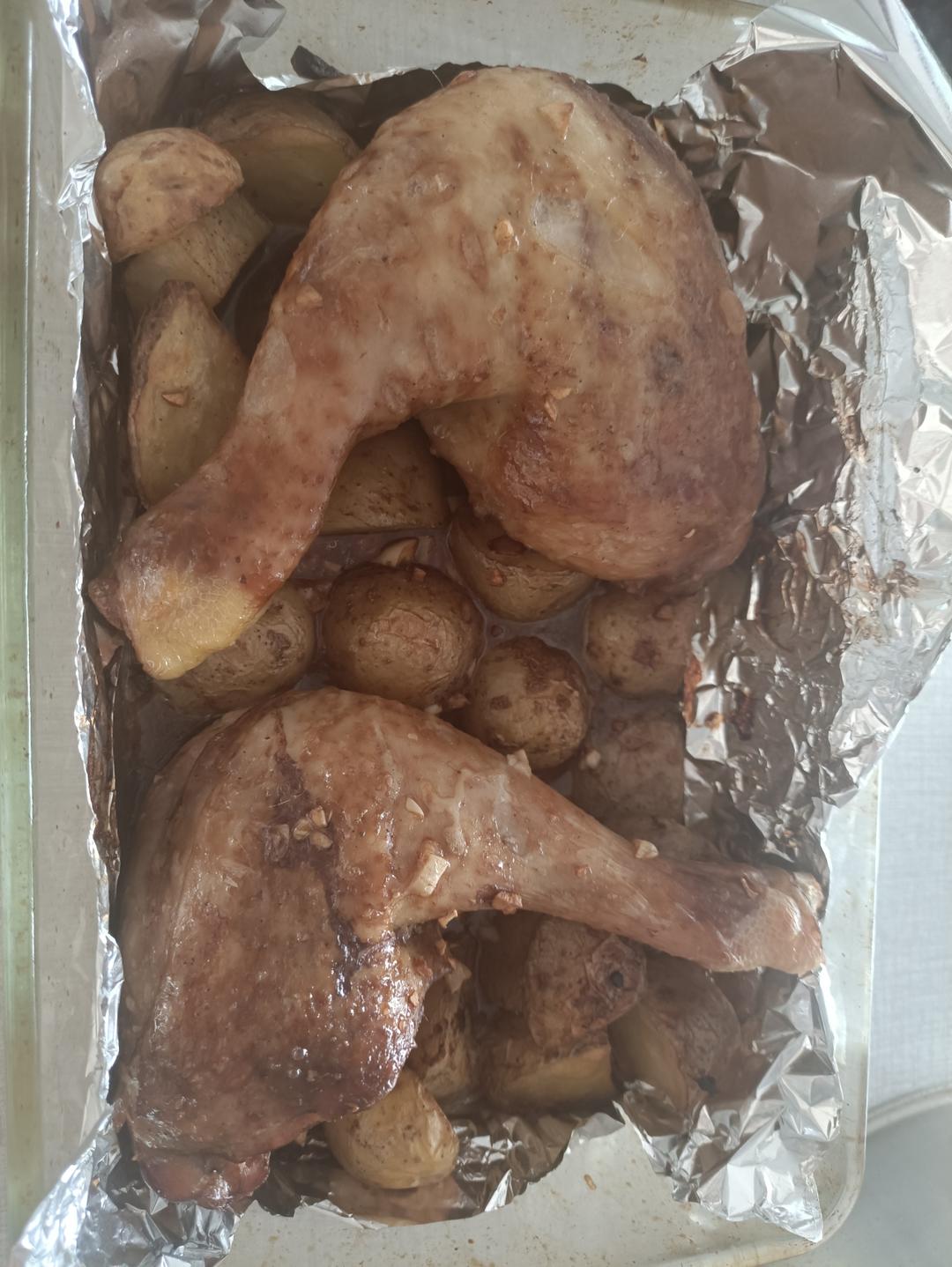 脆皮烤鸡腿