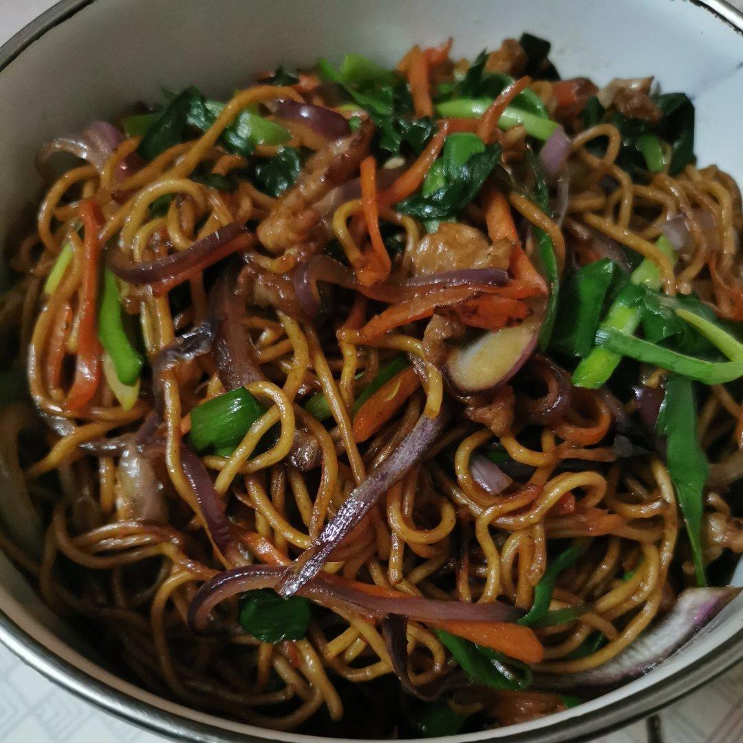 豉油皇炒面，最详细的教程，家常做法