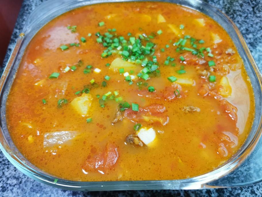 没有番茄酱的番茄牛腩!汤汁拌饭可以吃三碗的做法