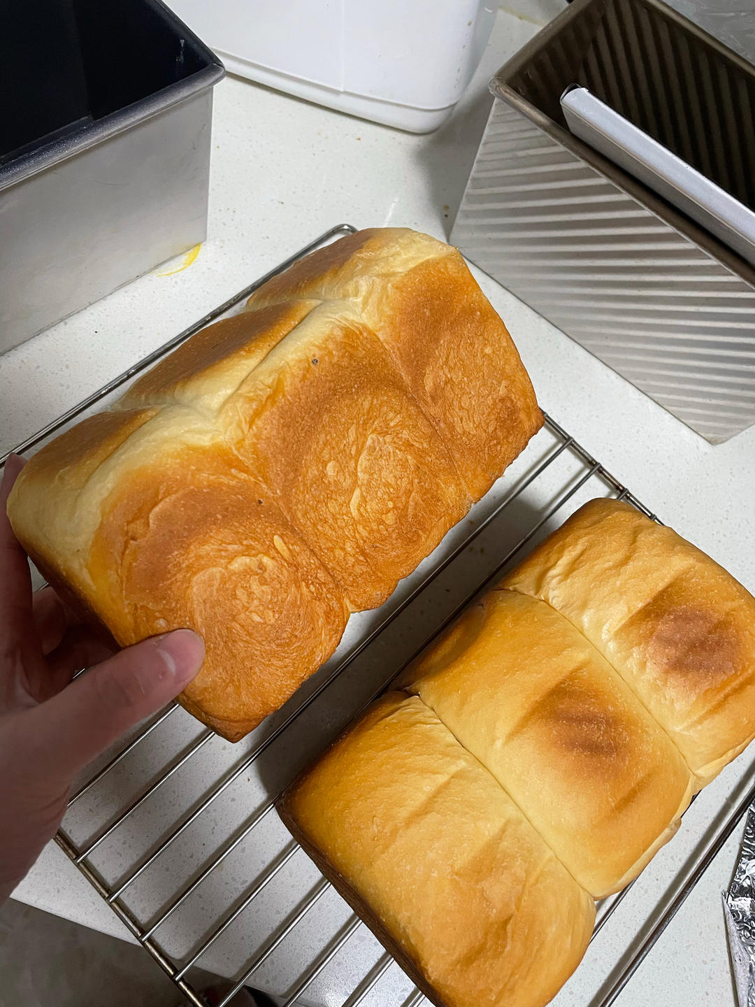 鲜奶大米手撕吐司