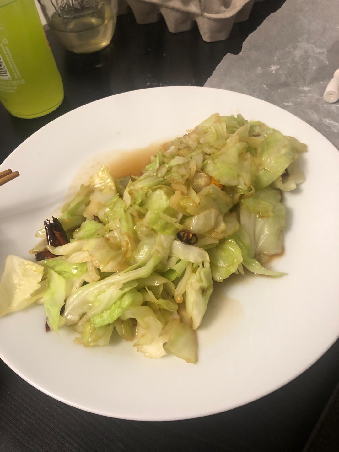 高丽菜这么炒特别好吃😋