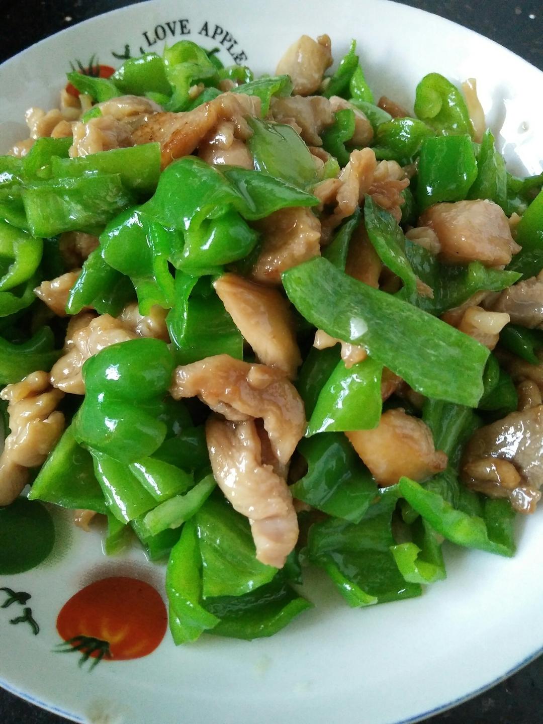 青椒炒鸡腿肉（大厨级别）